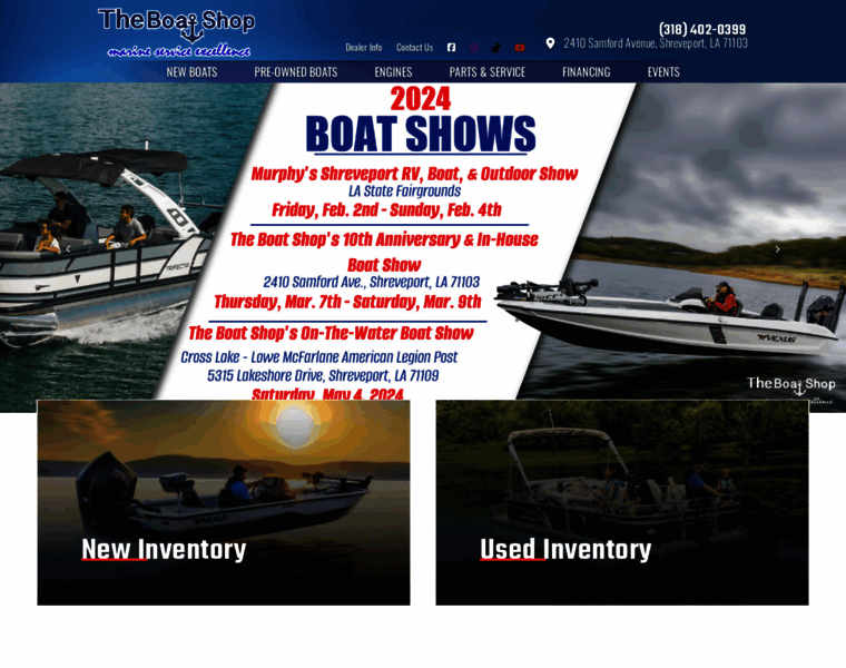 Shreveportboatshop.com thumbnail