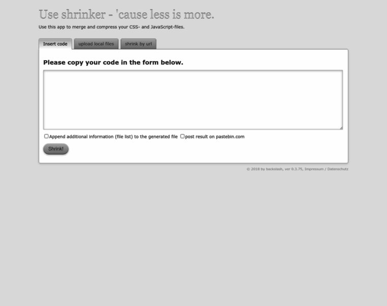 Shrinker.ch thumbnail Shrinker.ch thumbnail