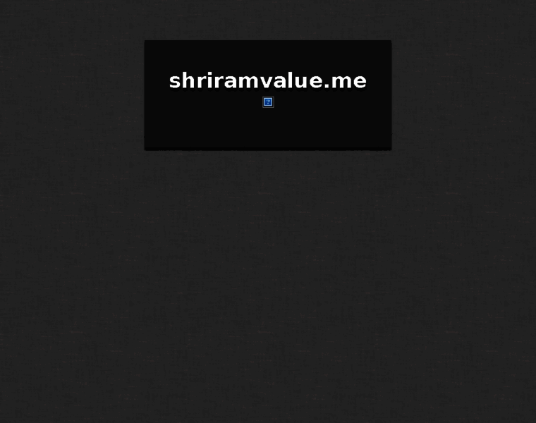 Shriramvalue.me thumbnail
