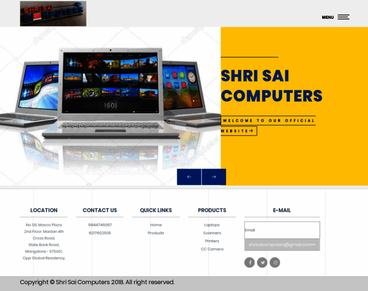 Shrisaicomputers.com thumbnail