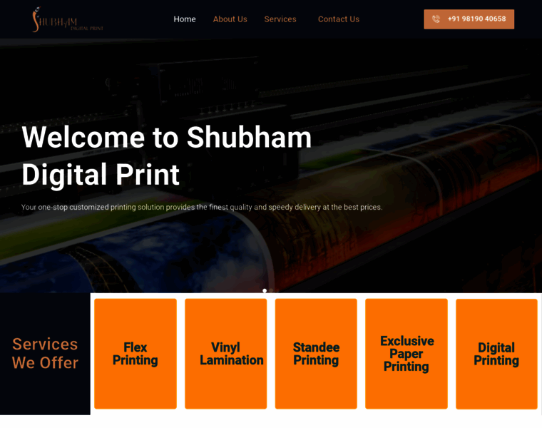 Shubhamdigitalprint.com thumbnail