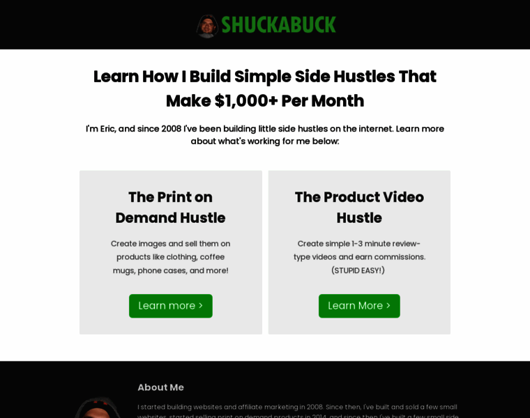 Shuckabuck.com thumbnail