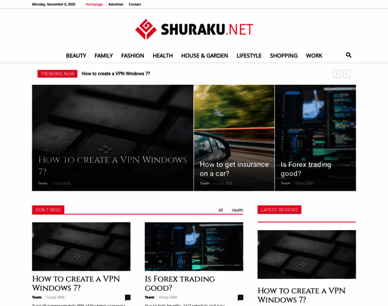 Shuraku.net thumbnail