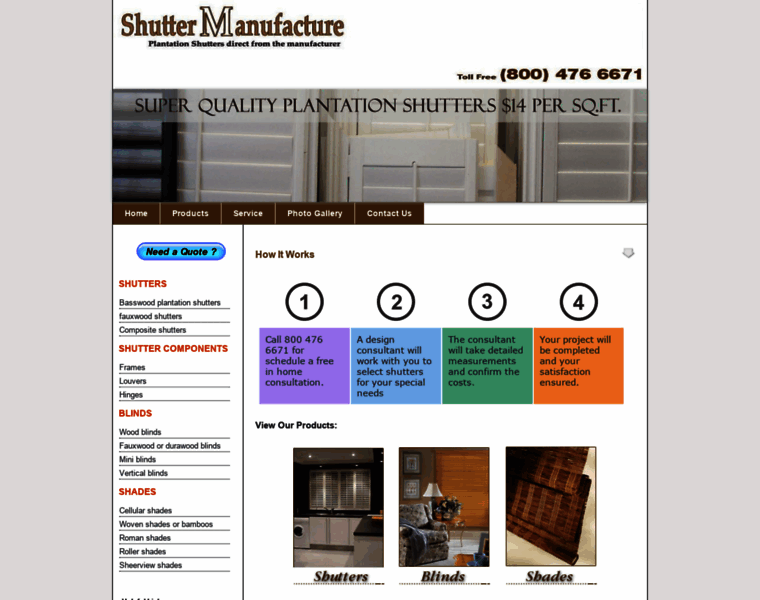 Shuttermanufacture.com thumbnail