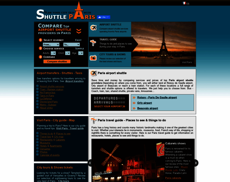 Shuttle-paris.com thumbnail