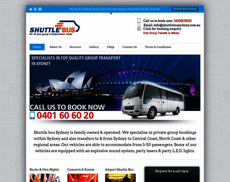 Shuttlebussydney.com.au thumbnail