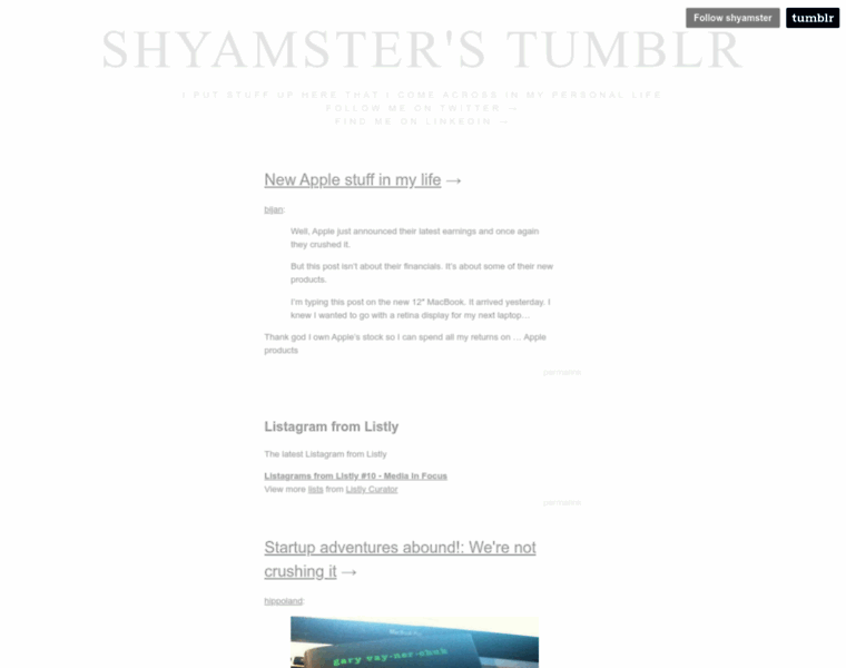 Shyam.com thumbnail