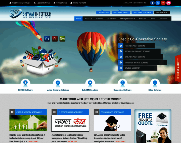 Shyaminfotech.com thumbnail
