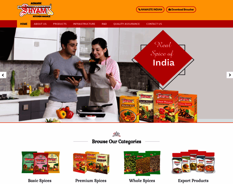 Shyamspices.co.in thumbnail