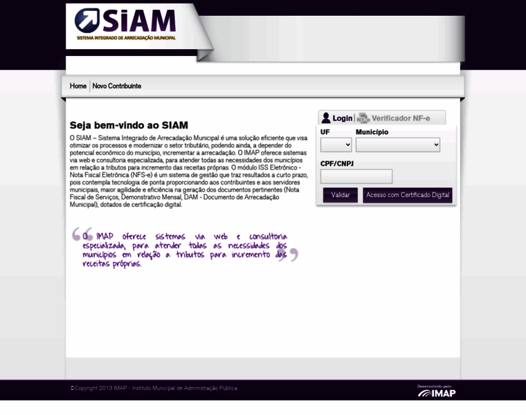Siam.imap.org.br thumbnail