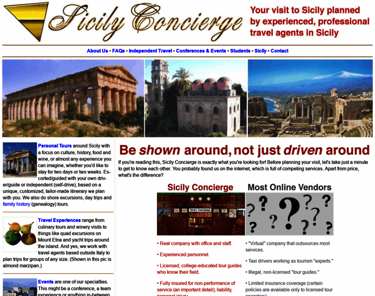 Sicily-concierge.com thumbnail