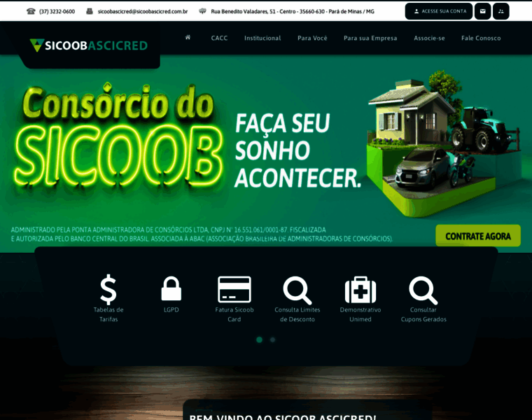 Sicoobascicred.com.br thumbnail