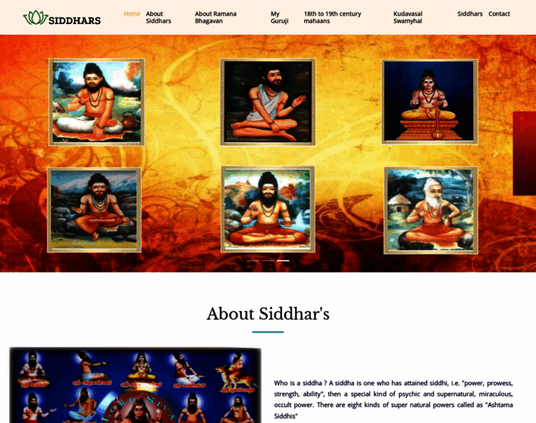 Siddhars.com thumbnail