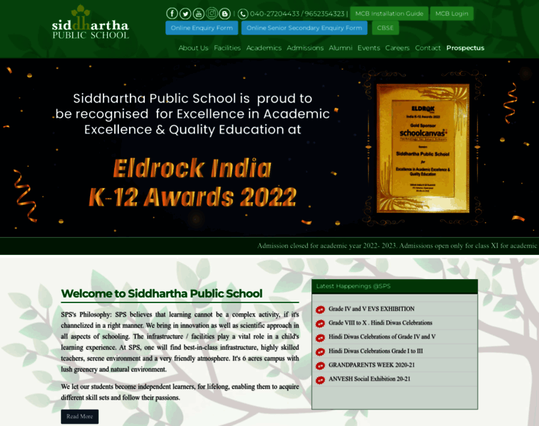 Siddharthapublicschools.com thumbnail