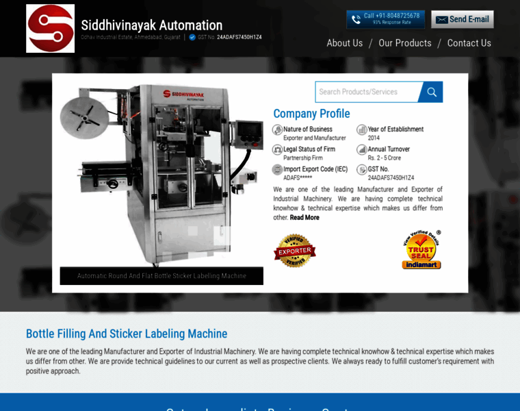 Siddhivinayakautomation.co.in thumbnail