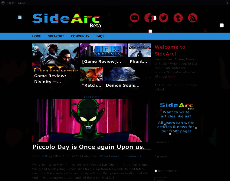 Sidearc.com thumbnail