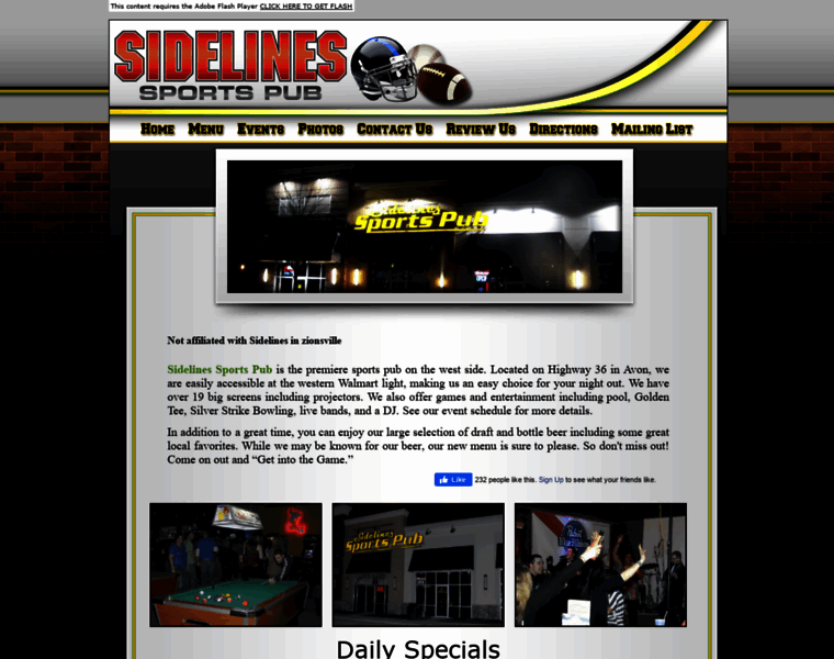 Sidelinessportspub.com thumbnail