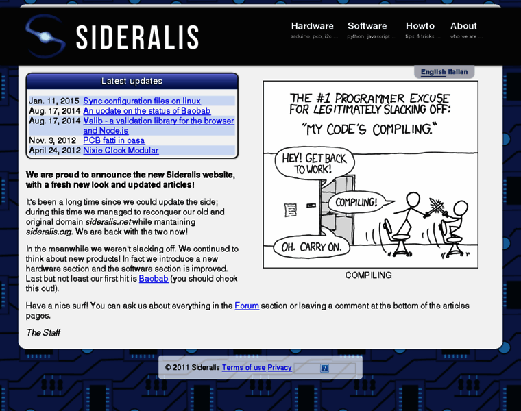 Sideralis.org thumbnail