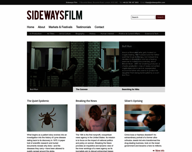 Sidewaysfilm.com thumbnail