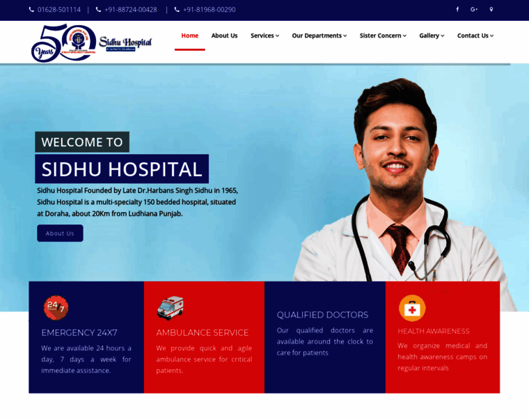 Sidhuhospitalindia.com thumbnail
