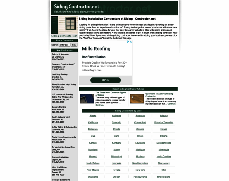 Siding-contractor.net thumbnail