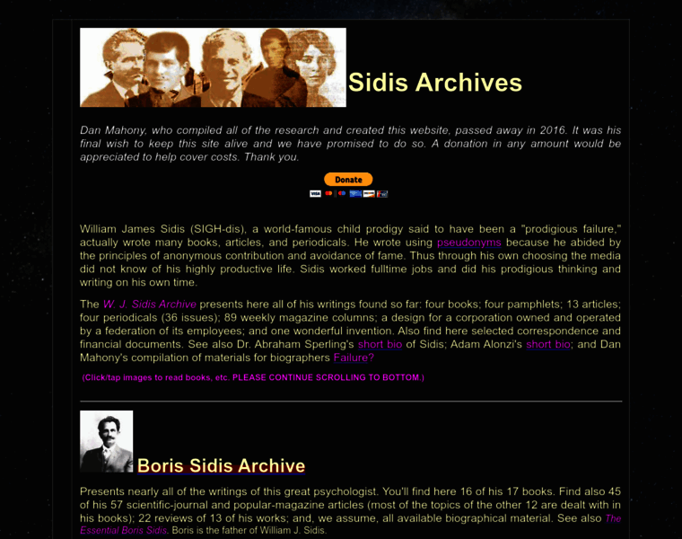 Sidis.net thumbnail