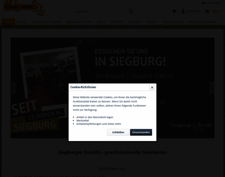 Siegburger-destille.de thumbnail