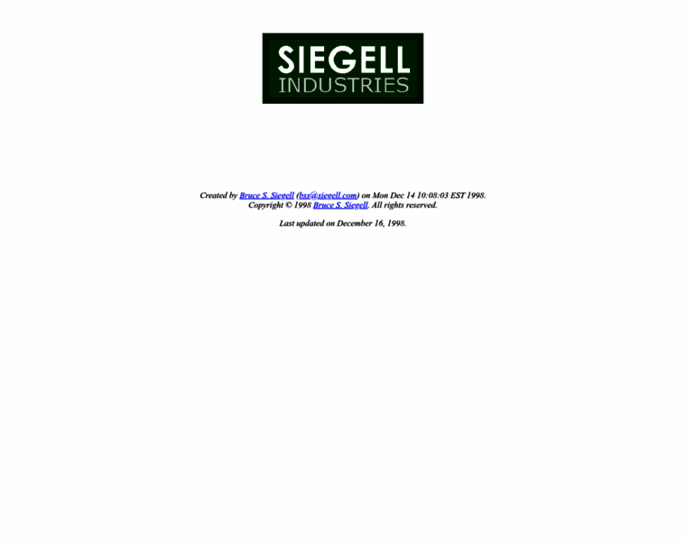 Siegell.com thumbnail