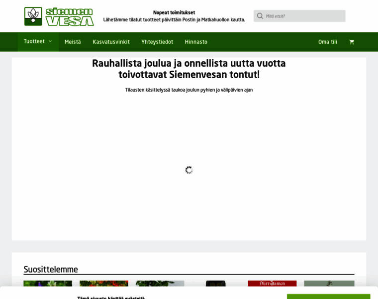 Siemenvesa.fi thumbnail