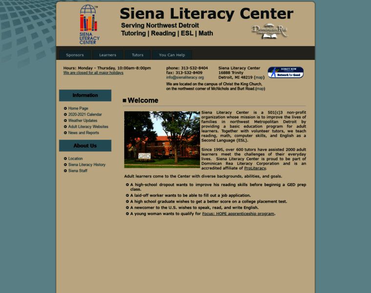 Sienaliteracy.org thumbnail