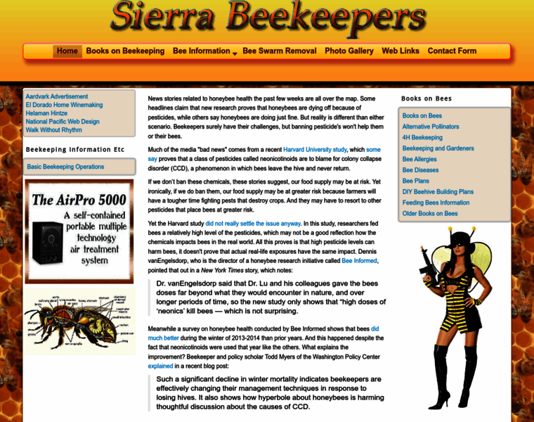 Sierrabeekeepers.com thumbnail