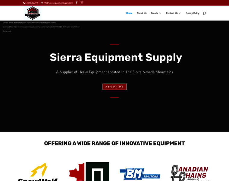 Sierraequipmentsupply.com thumbnail