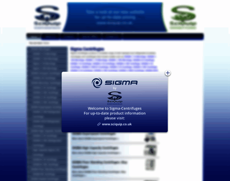 Sigma-centrifuges.co.uk thumbnail