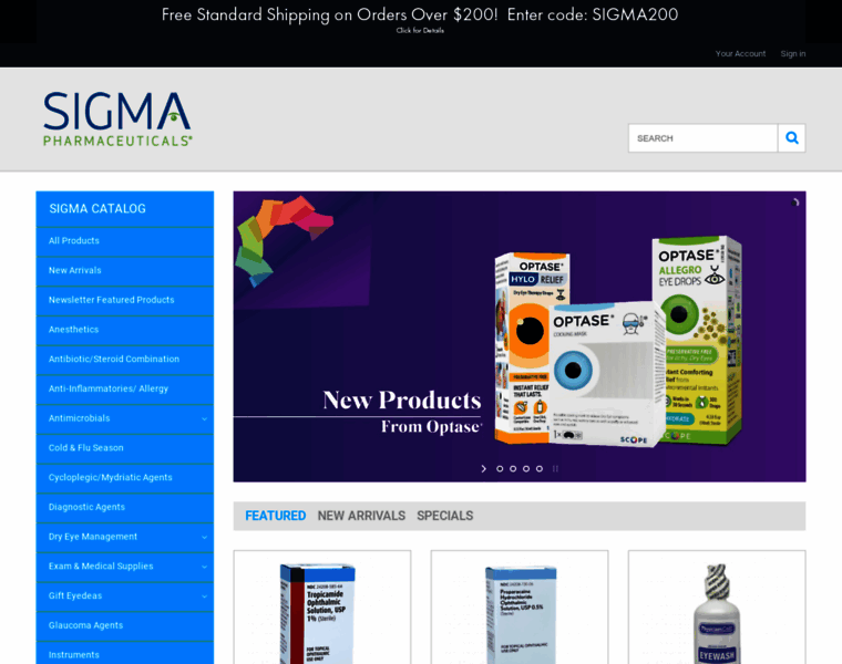 Sigmapharmaceuticals.com thumbnail