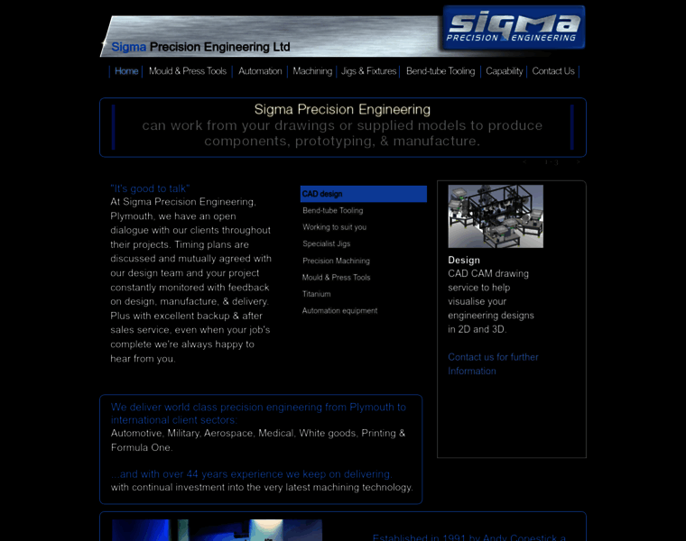 Sigmaprecisionengineering.co.uk thumbnail