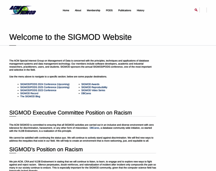 Sigmod.org thumbnail
