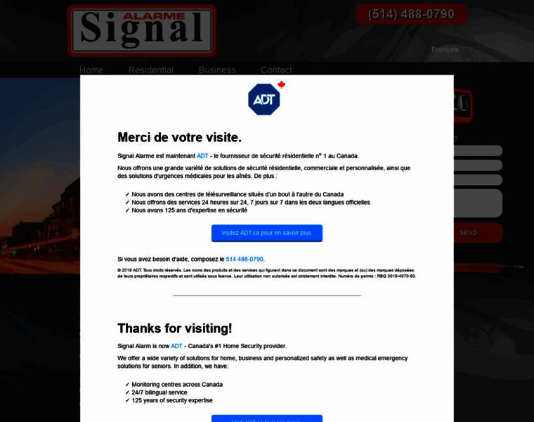 Signalalarm.ca thumbnail