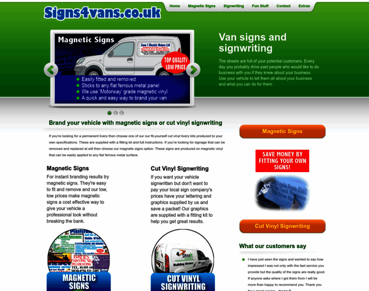 Signs4vans.co.uk thumbnail