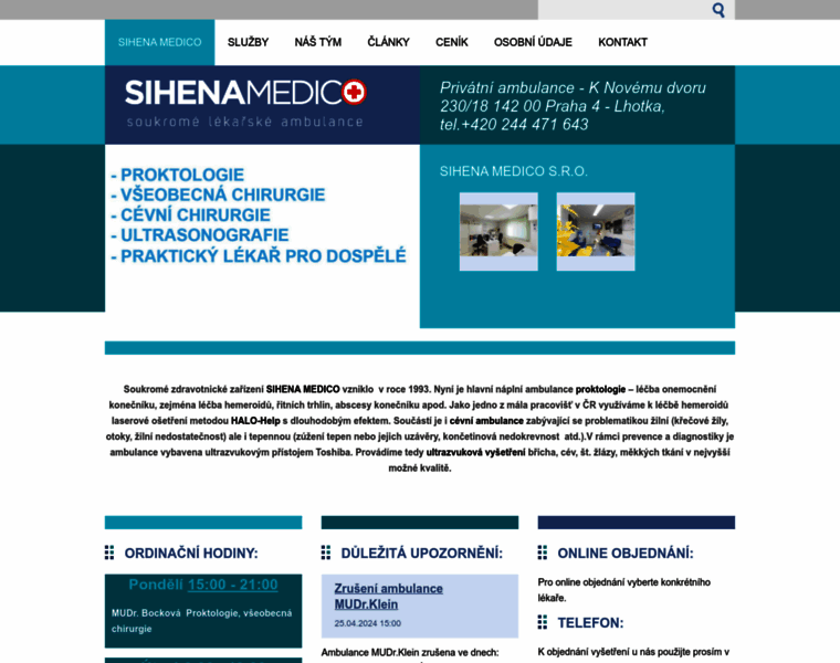 Sihena-medico.cz thumbnail