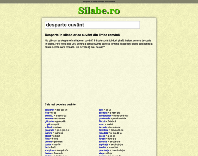 Silabe.ro thumbnail Silabe.ro thumbnail