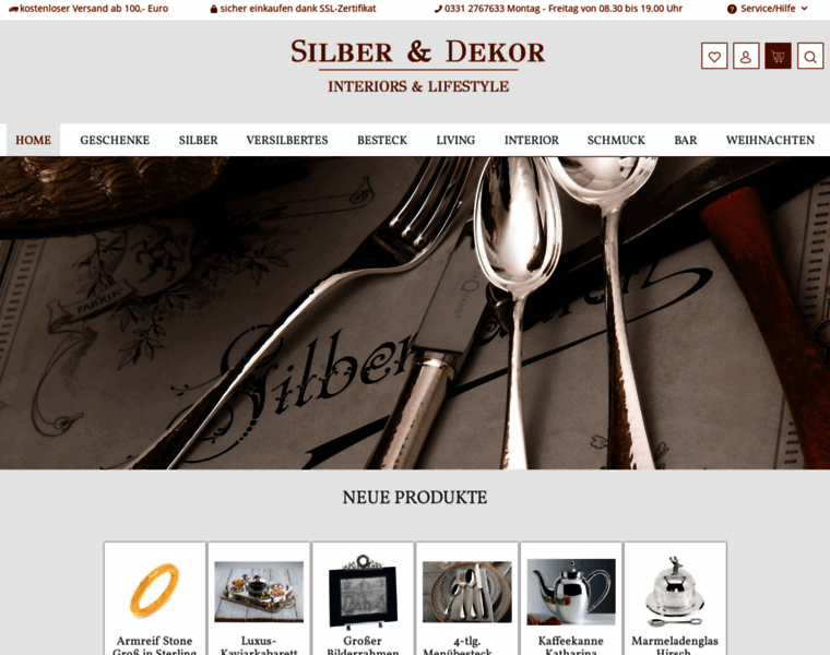 Silber-dekor.com thumbnail