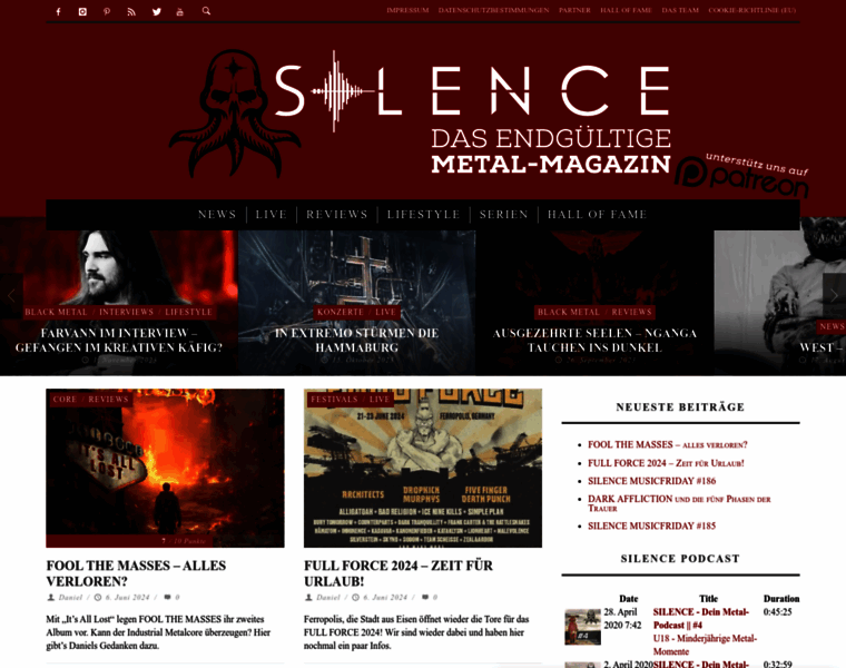 Silence-magazin.de thumbnail