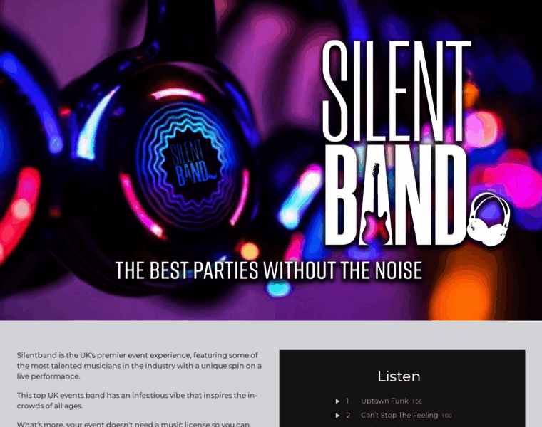 Silentband.co.uk thumbnail