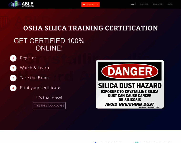 Silica-training.com thumbnail