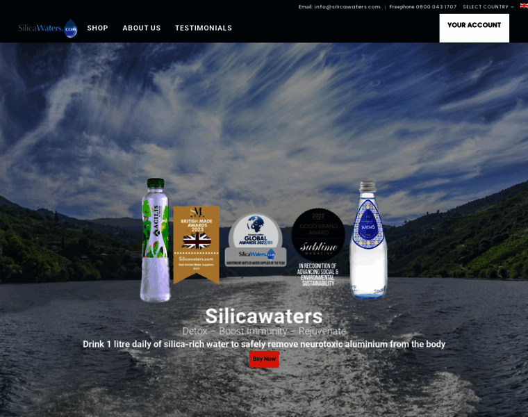 Silicawaters.com thumbnail