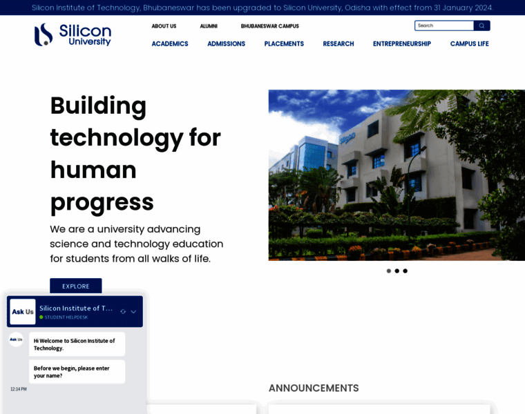 Silicon.ac.in thumbnail Silicon.ac.in thumbnail