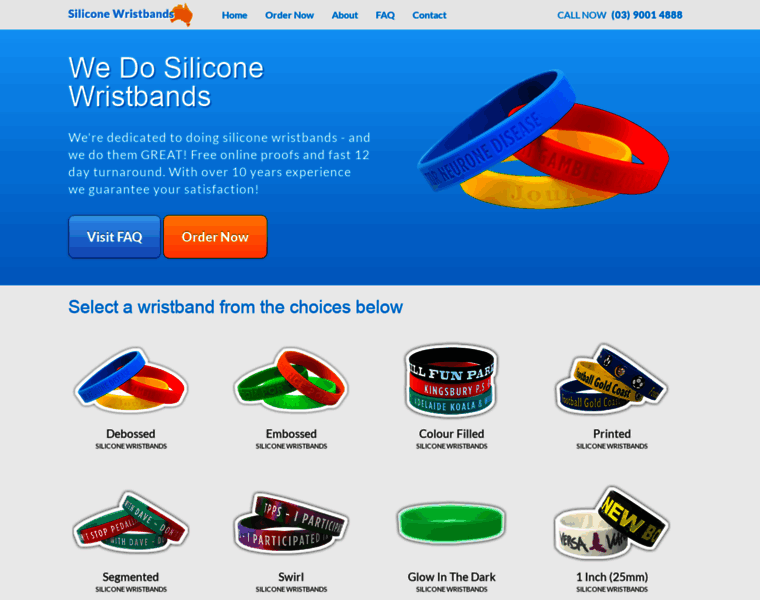 Siliconewristbandsaustralia.com.au thumbnail