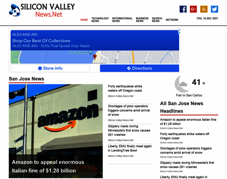 Siliconvalleynews.net thumbnail