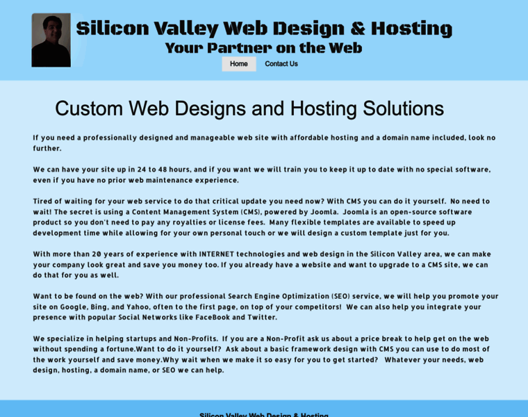 Siliconvalleywebdesigns.com thumbnail