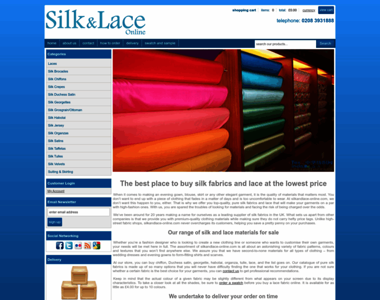 Silkandlace-online.com thumbnail